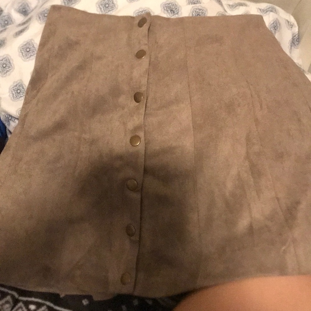 Suede Skirt BRAND NEW NEVER WORN